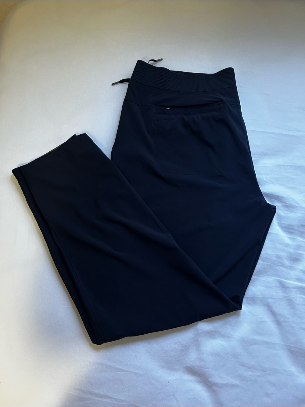 Athleta Deep Navy High-Waist Performance Straight Leg Pants
